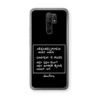 Mijn Motto's: Xiaomi Redmi 9 Transparant Hoesje Mijn Motto's: Xiaomi Redmi 9 Transparant Hoesje
