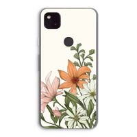 Floral bouquet: Google Pixel 4a 5G Transparant Hoesje