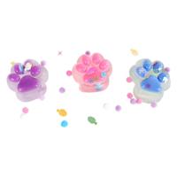 Glamour Squishy Kattenpootje met Glitters
