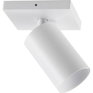Deko Light 348245 Can Tilt eckig, 1x 7,5 W GU10, Weiß Plafondopbouwarmatuur GU10 7.5 W Wit