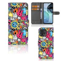 Motorola Moto G72 | Wallet Case | met Pasjes | Punk Rock
