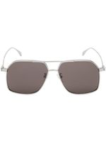 Alexander McQueen lunettes de soleil à monture pilote - Argent