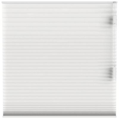 Leen Bakker - Fenstr Plisségordijn Montreal Dubbel 25mm Lichtdoorlatend - (10324) - Polyester - Wit - 120x10x10 Cm