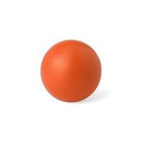 Oranje anti stressbal 6 cm - thumbnail