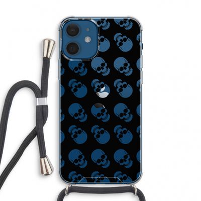 Musketon Skulls: iPhone 12 mini Transparant Hoesje met koord