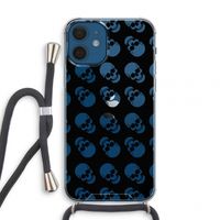 Musketon Skulls: iPhone 12 mini Transparant Hoesje met koord