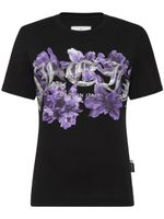 Philipp Plein t-shirt en coton à logo imprimé - Noir