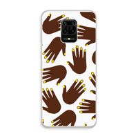 Hands dark: Xiaomi Redmi Note 10 Lite Transparant Hoesje