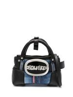 DSQUARED2 sac cabas Belt à design patchwork - Noir - thumbnail