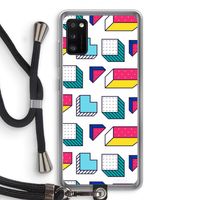 8-bit N°7: Samsung Galaxy A41 Transparant Hoesje met koord