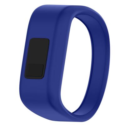 Siliconen sport polsband voor Garmin Vivofit JR maat: Large (blauw)
