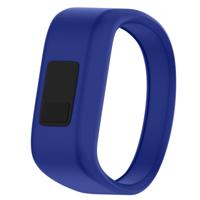 Siliconen sport polsband voor Garmin Vivofit JR maat: Large (blauw)