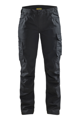 Blåkläder Dames Service werkbroek stretch 71401141 | Zwart/Zwart | Maat 32 - 7330509814093
