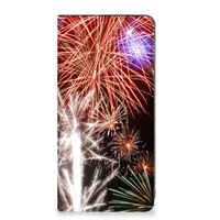 OPPO A17 Hippe Standcase Vuurwerk - thumbnail