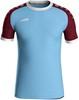 JAKO 4224K Shirt Iconic Km Kids - Zachtblauw/Wijnrood - 116