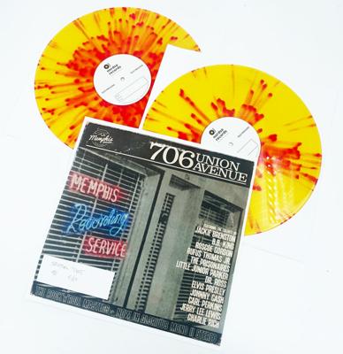 Various Artists - 706 Union Avenue (Splatter Oranje Vinyl) TESTPERSING (Elvis Presley Gerelateerd) (LP)