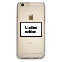 Limited edition: iPhone 6 Plus / 6S Plus Transparant Hoesje Limited edition: iPhone 6 Plus / 6S Plus Transparant Hoesje