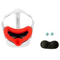 Oculus Quest 2 VR 3-in-1 gezichtsinterfaceset - rood