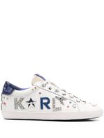 Karl Lagerfeld Sneakers verfraaid met kristallen - Beige - thumbnail