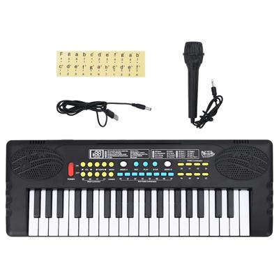 VidaXL Piano elektrisch toetsenbord met 37 toetsen en microfoon