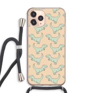 Dinos: iPhone 11 Pro Max Transparant Hoesje met koord