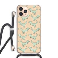 Dinos: iPhone 11 Pro Max Transparant Hoesje met koord