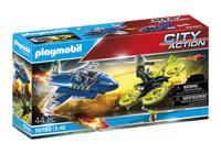 PLAYMOBIL City Action Politiejet Drone-achtervolging 70780