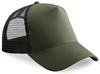 Beechfield CB640 Snapback Trucker - Olive Green/Black - One Size