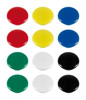 Westcott AC-E10834 Magneet Assorti Kleurpak à 12st. Ø 20x8mm. Assorti Kleuren. Cap: 4-6 A4 A 80gram Westcott AC-E10834 Magneet Assorti Kleurpak à 12st. Ø 20x8mm. Assorti Kleuren. Cap: 4-6 A4 A 80gram