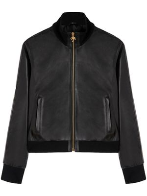 Palm Angels Bomberjack met rits - Zwart
