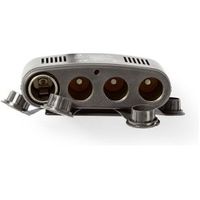 Universele DC-voedingsadapter | 5/12 V DC | Autolader/USB | 4-weg Universele DC-voedingsadapter | 5/12 V DC | Autolader/USB | 4-weg