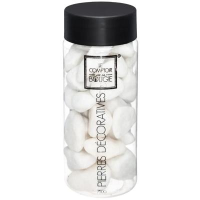 Grote decoratie stenen - wit - pot 750 gram - hobby - decoratiestenen