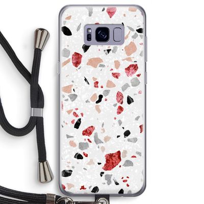 Terrazzo N°12: Samsung Galaxy S8 Transparant Hoesje met koord