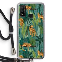 Luipaard 2: Huawei P Smart (2020) Transparant Hoesje met koord