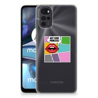 Motorola Moto G22 | Sillicone Back Cover | Popart Princess
