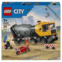 LEGO City 60478 Cementmixer - Bouwplaatsthema speelgoed voor kinderen vanaf 7 jaar - Educatief spel