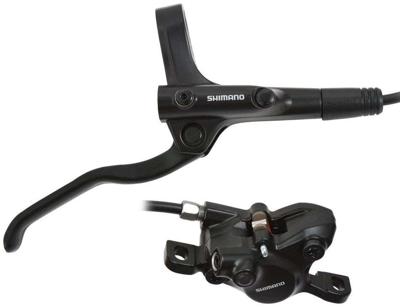 Hydraulische schijfremset Shimano MT200 achter - zonder remschijf - zwart