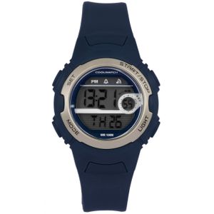 Coolwatch CW.342 Kinderhorloge Analoog/digitaal siliconen/blauw 32 mm