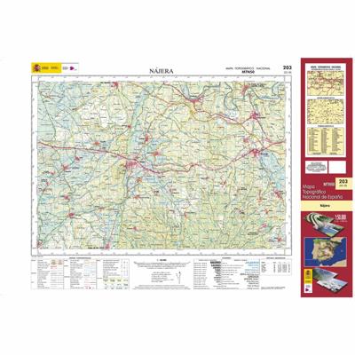 Topografische kaart 203 MT50 Nájera | CNIG - Instituto Geográfico Nacional1