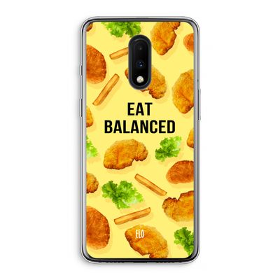 Eat Balanced: OnePlus 7 Transparant Hoesje