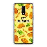 Eat Balanced: OnePlus 7 Transparant Hoesje
