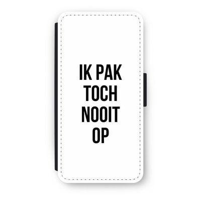 Ik pak nooit op: iPhone SE 2020 Flip Hoesje