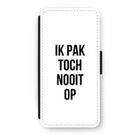 Ik pak nooit op: iPhone SE 2020 Flip Hoesje
