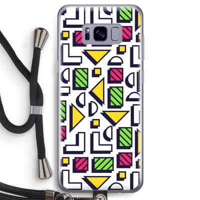 8-bit N°4: Samsung Galaxy S8 Transparant Hoesje met koord