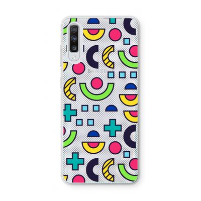 8-bit N°6: Samsung Galaxy A70 Transparant Hoesje