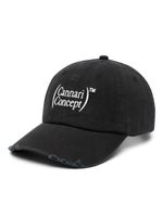 CANNARI CONCEPT casquette en coton à logo brodé - Noir - thumbnail