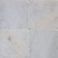 Tegelsample: Jabo mozaiektegel wit marmer anticato 20x20x1