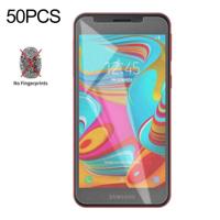50 stuks non-Full matte Frosted gehard glas film voor Galaxy a2 core geen retail pakket