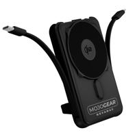 MOJOGEAR NovaMag All-in-1 Powerbank 10.000 mAh - Draadloos Qi2 & ingebouwde kabels - Zwart MOJOGEAR NovaMag All-in-1 Powerbank 10.000 mAh - Draadloos Qi2 & ingebouwde kabels - Zwart