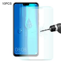 10 PC's ENKAY Hat-Prins 0 26 mm 9H 2.5D gebogen rand getemperd glas Film voor Huawei Y9 (2019)